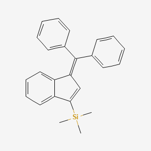 [1-(Diphenylmethylidene)-1H-inden-3-yl](trimethyl)silane