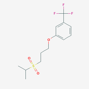 1-[3-(Propane-2-sulfonyl)propoxy]-3-(trifluoromethyl)benzene