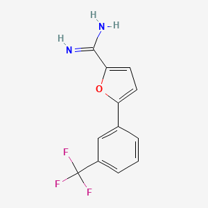 5-[3-(Trifluoromethyl)phenyl]furan-2-carboximidamide