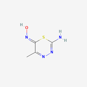 2-imino-5-methyl-3H-1,3,4-thiadiazin-6-one oxime