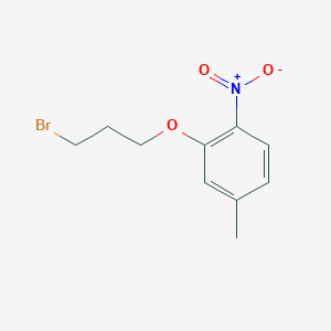 2-(3-Bromopropoxy)-4-methyl-1-nitrobenzene