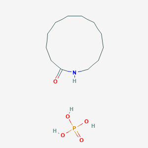 molecular formula C12H26NO5P B14381023 Azacyclotridecan-2-one;phosphoric acid CAS No. 88108-32-1