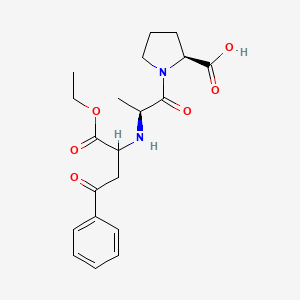 molecular formula C20H26N2O6 B14381048 N-(1-Ethoxy-1,4-dioxo-4-phenylbutan-2-yl)-L-alanyl-L-proline CAS No. 88098-09-3