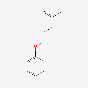 molecular formula C12H16O B14381053 [(4-Methylpent-4-en-1-yl)oxy]benzene CAS No. 88626-77-1