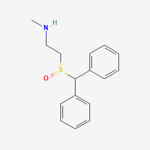 2-(Diphenylmethanesulfinyl)-N-methylethan-1-amine