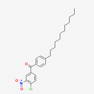 (4-Chloro-3-nitrophenyl)(4-dodecylphenyl)methanone