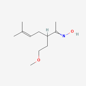 N-[3-(2-Methoxyethyl)-6-methylhept-5-EN-2-ylidene]hydroxylamine