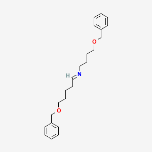 (1E)-5-(Benzyloxy)-N-[4-(benzyloxy)butyl]pentan-1-imine