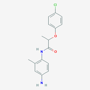 N-(4-Amino-2-methylphenyl)-2-(4-chlorophenoxy)-propanamide