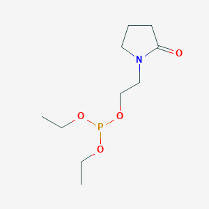 Diethyl 2-(2-oxopyrrolidin-1-yl)ethyl phosphite