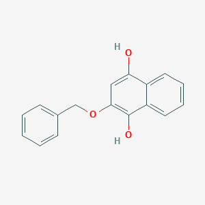 molecular formula C17H14O3 B14381147 2-(Benzyloxy)naphthalene-1,4-diol CAS No. 88381-77-5