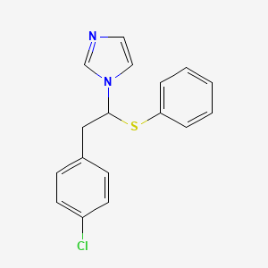 1-[2-(4-Chlorophenyl)-1-(phenylsulfanyl)ethyl]-1H-imidazole