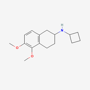 N-Cyclobutyl-5,6-dimethoxy-1,2,3,4-tetrahydronaphthalen-2-amine