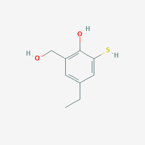 4-Ethyl-2-(hydroxymethyl)-6-sulfanylphenol