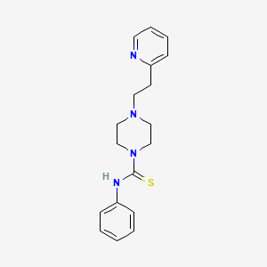 N-Phenyl-4-[2-(pyridin-2-yl)ethyl]piperazine-1-carbothioamide