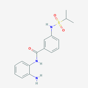 N-(2-Aminophenyl)-3-[(propane-2-sulfonyl)amino]benzamide