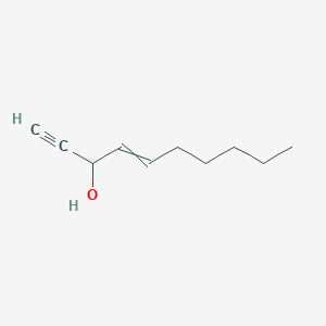 molecular formula C10H16O B14381194 Dec-4-en-1-yn-3-ol CAS No. 89682-48-4