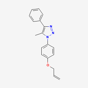 5-Methyl-4-phenyl-1-{4-[(prop-2-en-1-yl)oxy]phenyl}-1H-1,2,3-triazole