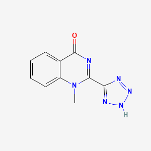 1-Methyl-2-(2H-tetrazol-5-yl)quinazolin-4(1H)-one