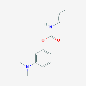 molecular formula C12H16N2O2 B14381239 3-(Dimethylamino)phenyl prop-1-en-1-ylcarbamate CAS No. 88310-19-4