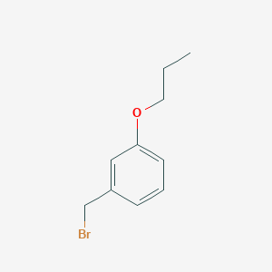 molecular formula C10H13BrO B1438125 1-(Bromomethyl)-3-propoxybenzene CAS No. 866596-42-1