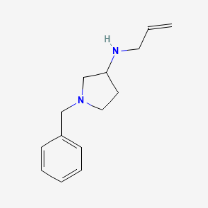 molecular formula C14H20N2 B1438126 1-benzyl-N-(prop-2-en-1-yl)pyrrolidin-3-amine CAS No. 1039980-58-9