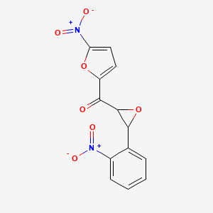 (5-Nitrofuran-2-yl)[3-(2-nitrophenyl)oxiran-2-yl]methanone