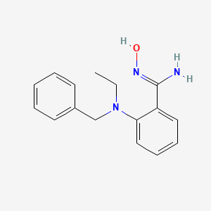 2-[Benzyl(ethyl)amino]-N'-hydroxybenzenecarboximidamide
