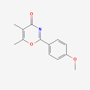 2-(4-Methoxyphenyl)-5,6-dimethyl-4H-1,3-oxazin-4-one