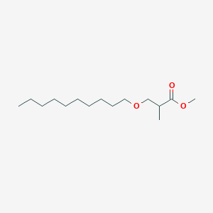 molecular formula C15H30O3 B14381380 Methyl 3-(decyloxy)-2-methylpropanoate CAS No. 90177-69-8