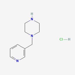 molecular formula C10H16ClN3 B1438141 1-(Pyridin-3-ylmethyl)piperazine hydrochloride CAS No. 510725-49-2