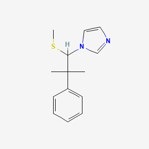 1-[2-Methyl-1-(methylsulfanyl)-2-phenylpropyl]-1H-imidazole