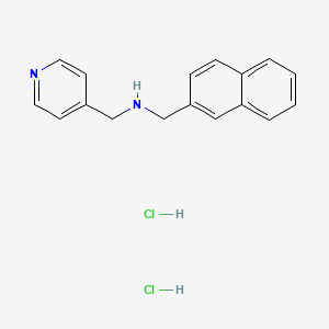 molecular formula C17H18Cl2N2 B1438144 (2-萘甲基)(吡啶-4-基甲基)胺二盐酸盐 CAS No. 1185076-68-9
