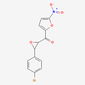 [3-(4-Bromophenyl)oxiran-2-yl](5-nitrofuran-2-yl)methanone