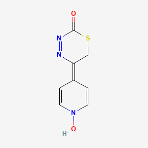 5-(1-Hydroxypyridin-4(1H)-ylidene)-5,6-dihydro-2H-1,3,4-thiadiazin-2-one