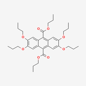 Dipropyl 2,3,6,7-tetrapropoxyanthracene-9,10-dicarboxylate