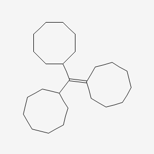 molecular formula C25H44 B14381501 1,1'-(Cyclooctylidenemethylene)dicyclooctane CAS No. 88556-99-4