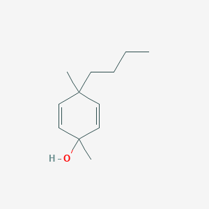 molecular formula C12H20O B14381537 4-Butyl-1,4-dimethylcyclohexa-2,5-dien-1-ol CAS No. 90095-60-6