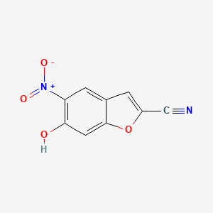 6-Hydroxy-5-nitro-1-benzofuran-2-carbonitrile