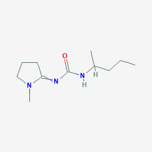 N-(1-Methylpyrrolidin-2-ylidene)-N'-pentan-2-ylurea