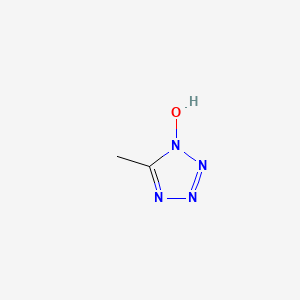 molecular formula C2H4N4O B14381625 5-Methyl-1H-tetrazol-1-ol CAS No. 90040-42-9