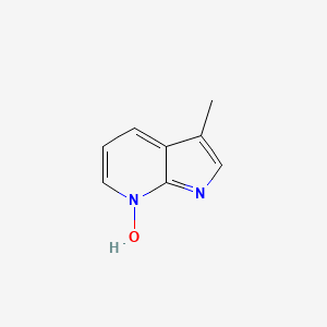 molecular formula C8H8N2O B1438165 3-Methyl-1H-pyrrolo[2,3-B]pyridine 7-oxide CAS No. 688782-00-5
