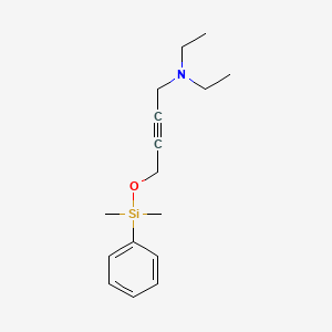 4-{[Dimethyl(phenyl)silyl]oxy}-N,N-diethylbut-2-yn-1-amine