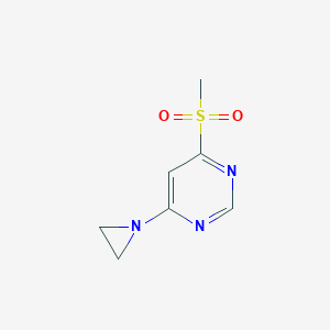 4-(Aziridin-1-yl)-6-(methylsulfonyl)pyrimidine