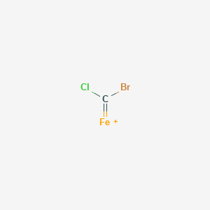 [Bromo(chloro)methylidene]iron(1+)