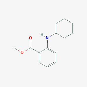 molecular formula C14H19NO2 B1438170 Methyl 2-(cyclohexylamino)benzoate CAS No. 10286-54-1