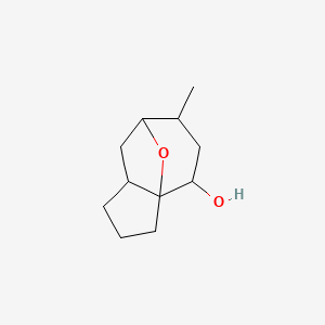 molecular formula C11H18O2 B14381713 6-Methyloctahydro-1H-3a,7-epoxyazulen-4-ol CAS No. 89617-20-9