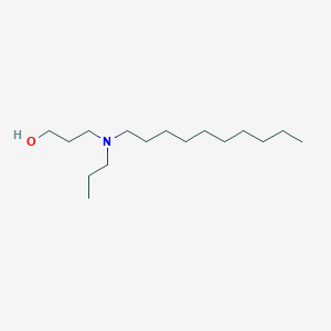 molecular formula C16H35NO B14381718 3-[Decyl(propyl)amino]propan-1-OL CAS No. 88090-24-8