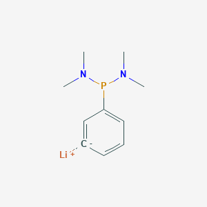 lithium;N-[dimethylamino(phenyl)phosphanyl]-N-methylmethanamine