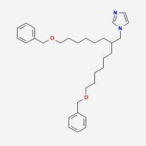 1-{8-(Benzyloxy)-2-[6-(benzyloxy)hexyl]octyl}-1H-imidazole